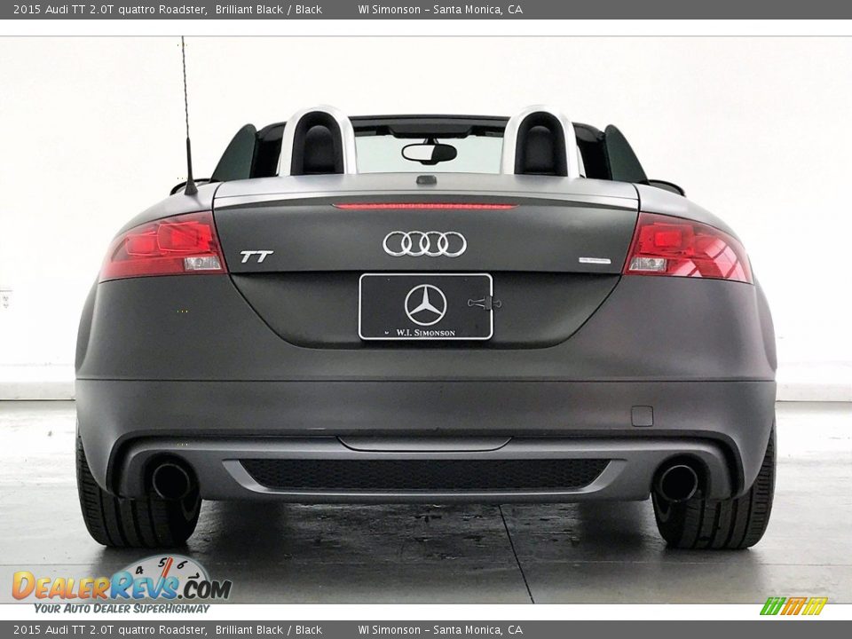 2015 Audi TT 2.0T quattro Roadster Brilliant Black / Black Photo #3