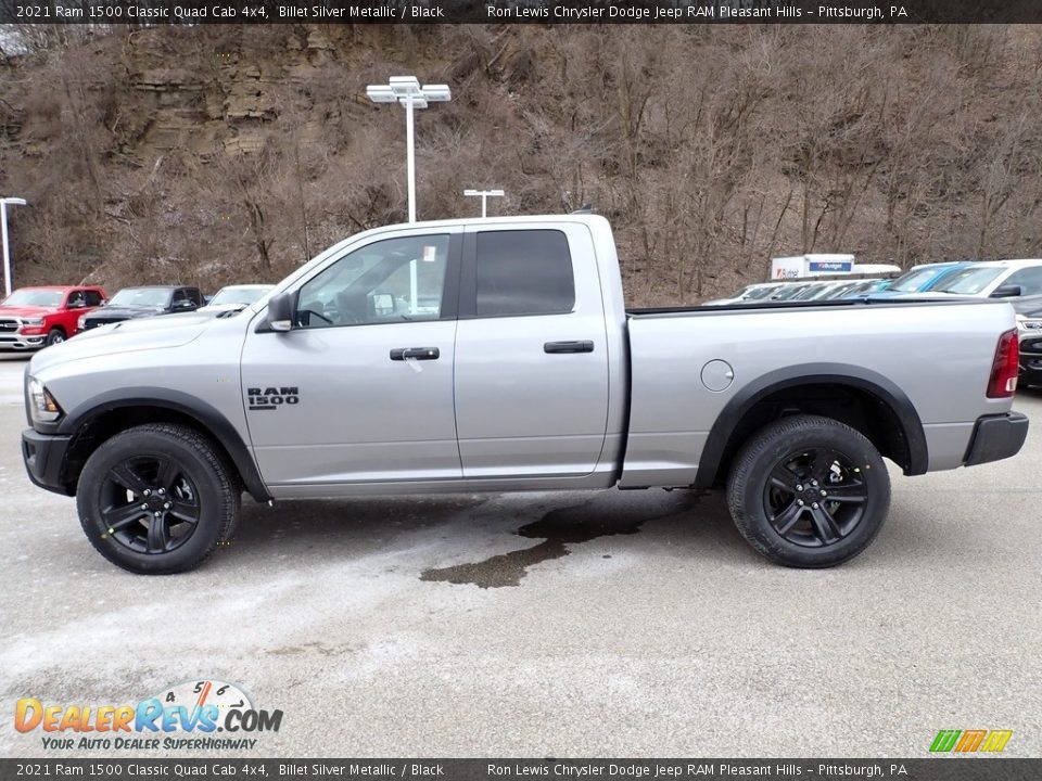 Billet Silver Metallic 2021 Ram 1500 Classic Quad Cab 4x4 Photo #2