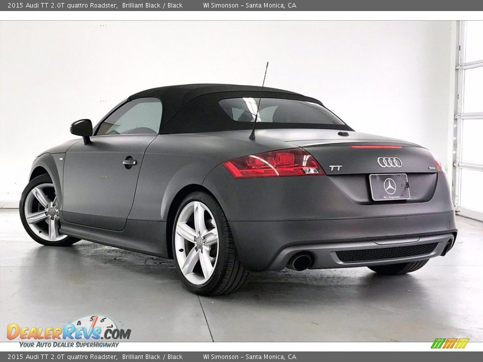 2015 Audi TT 2.0T quattro Roadster Brilliant Black / Black Photo #10