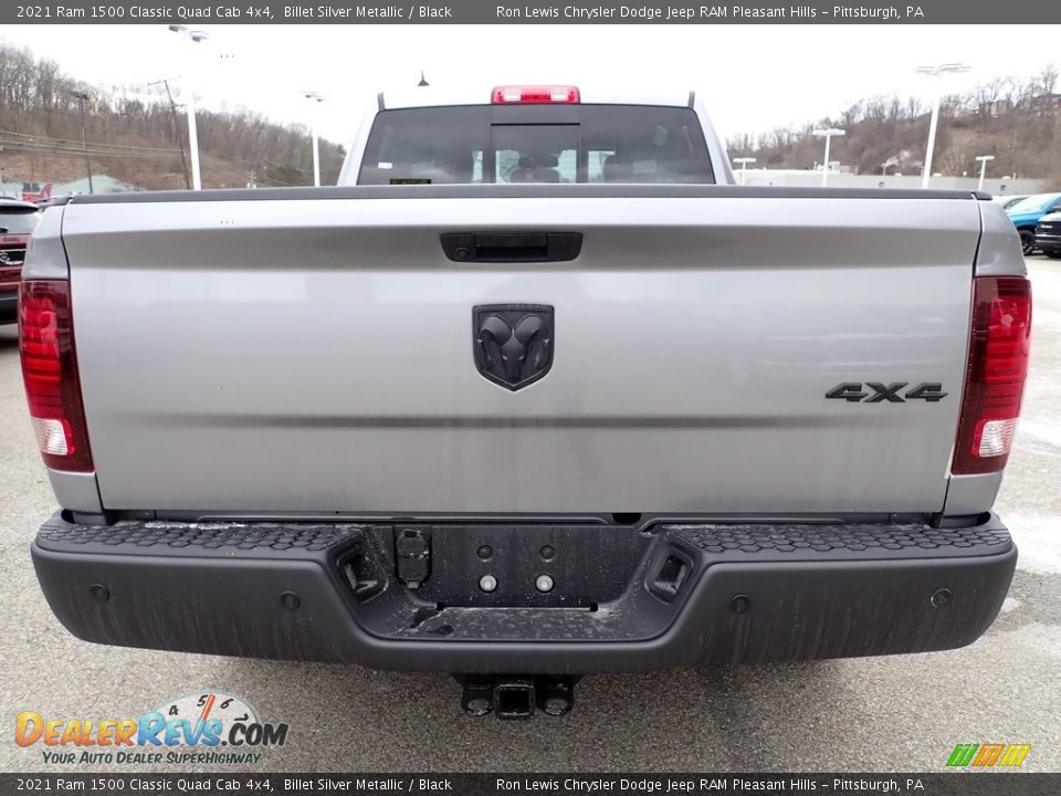 2021 Ram 1500 Classic Quad Cab 4x4 Billet Silver Metallic / Black Photo #4