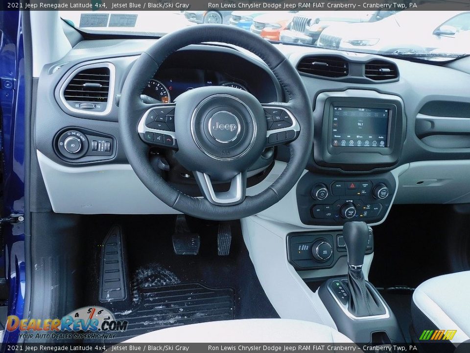 2021 Jeep Renegade Latitude 4x4 Jetset Blue / Black/Ski Gray Photo #13