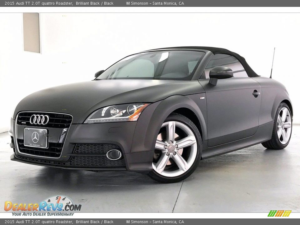 2015 Audi TT 2.0T quattro Roadster Brilliant Black / Black Photo #12