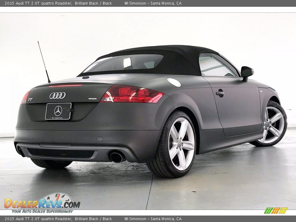 2015 Audi TT 2.0T quattro Roadster Brilliant Black / Black Photo #13