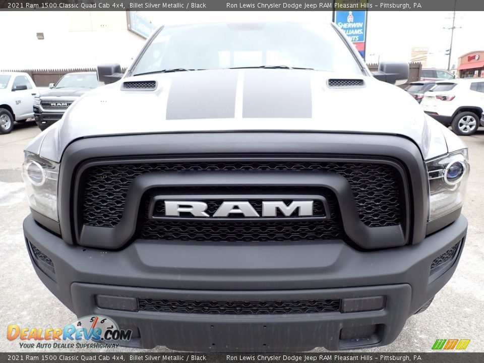 2021 Ram 1500 Classic Quad Cab 4x4 Billet Silver Metallic / Black Photo #8