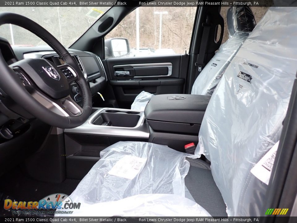 2021 Ram 1500 Classic Quad Cab 4x4 Billet Silver Metallic / Black Photo #10