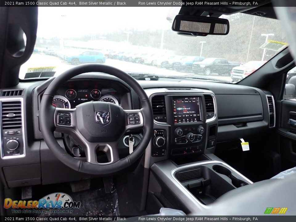 Dashboard of 2021 Ram 1500 Classic Quad Cab 4x4 Photo #12