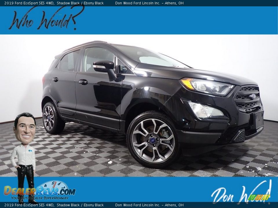 2019 Ford EcoSport SES 4WD Shadow Black / Ebony Black Photo #1