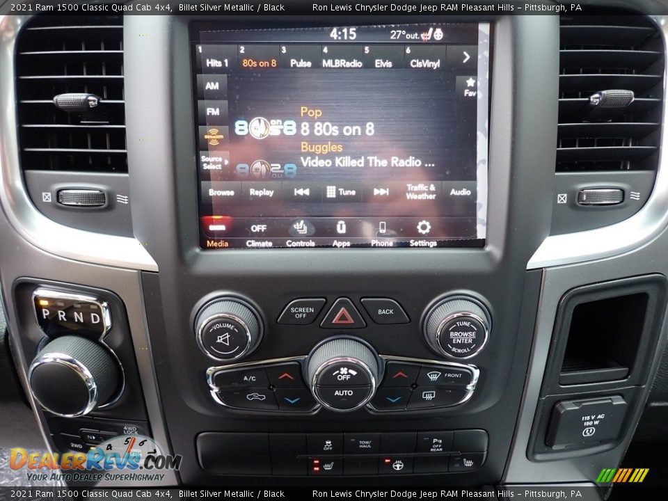 2021 Ram 1500 Classic Quad Cab 4x4 Billet Silver Metallic / Black Photo #20