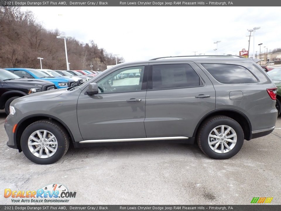 2021 Dodge Durango SXT Plus AWD Destroyer Gray / Black Photo #2