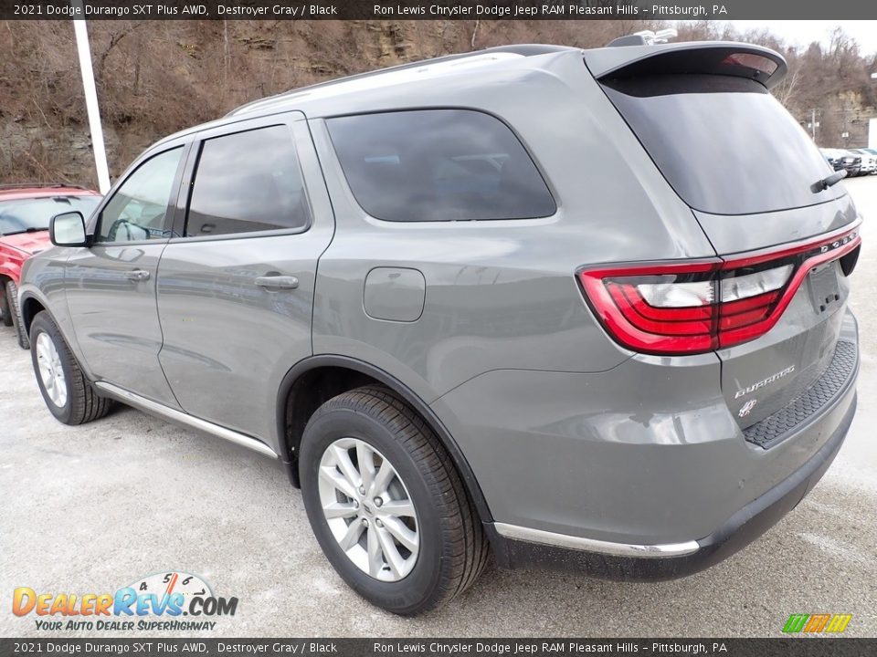 2021 Dodge Durango SXT Plus AWD Destroyer Gray / Black Photo #3