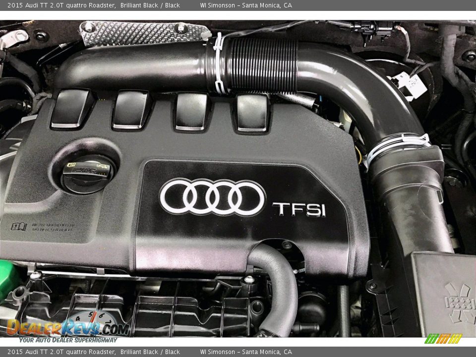 2015 Audi TT 2.0T quattro Roadster Brilliant Black / Black Photo #29