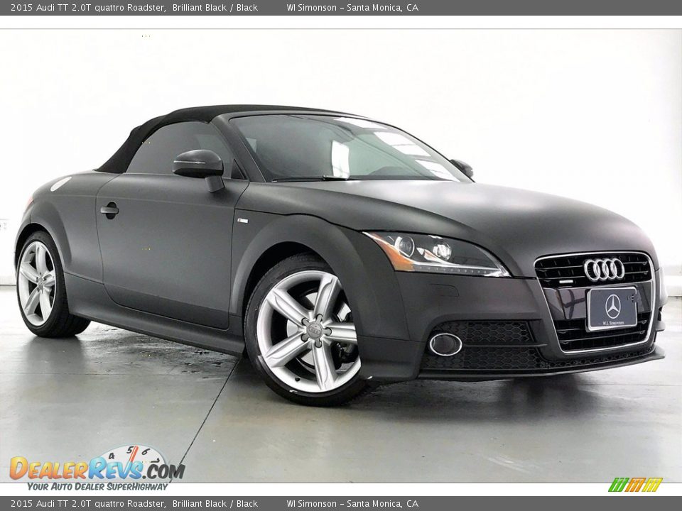 2015 Audi TT 2.0T quattro Roadster Brilliant Black / Black Photo #31