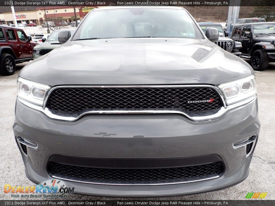 2021 Dodge Durango SXT Plus AWD Destroyer Gray / Black Photo #9