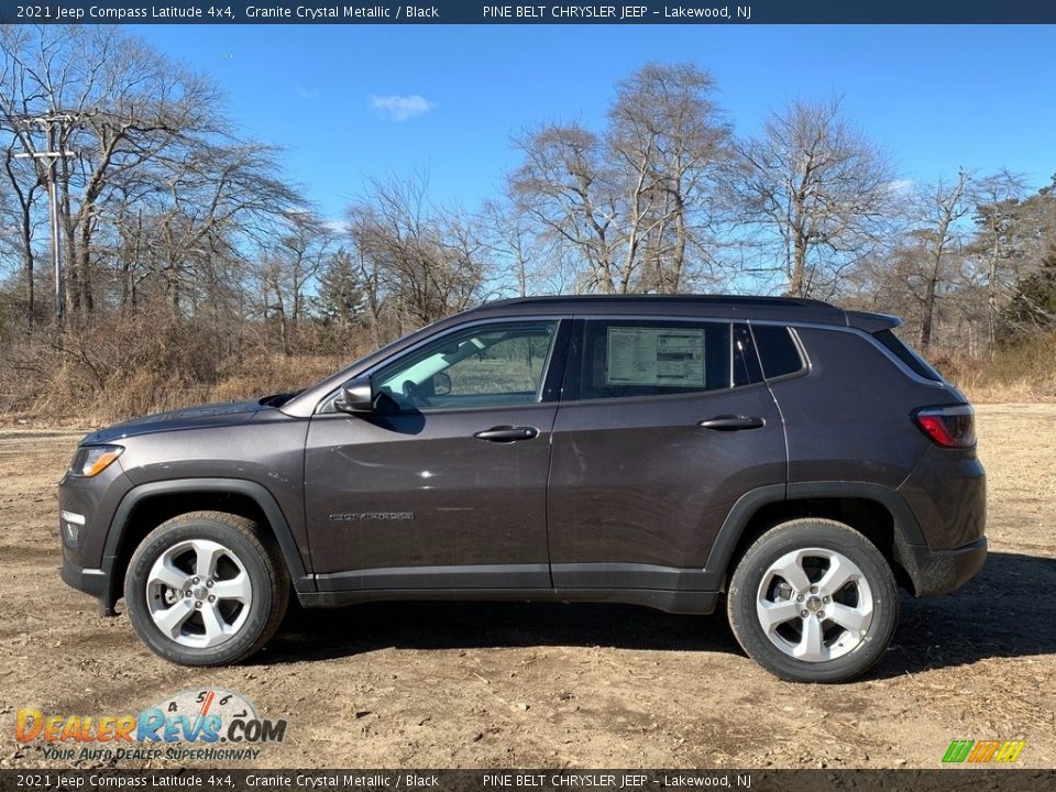 2021 Jeep Compass Latitude 4x4 Granite Crystal Metallic / Black Photo #4