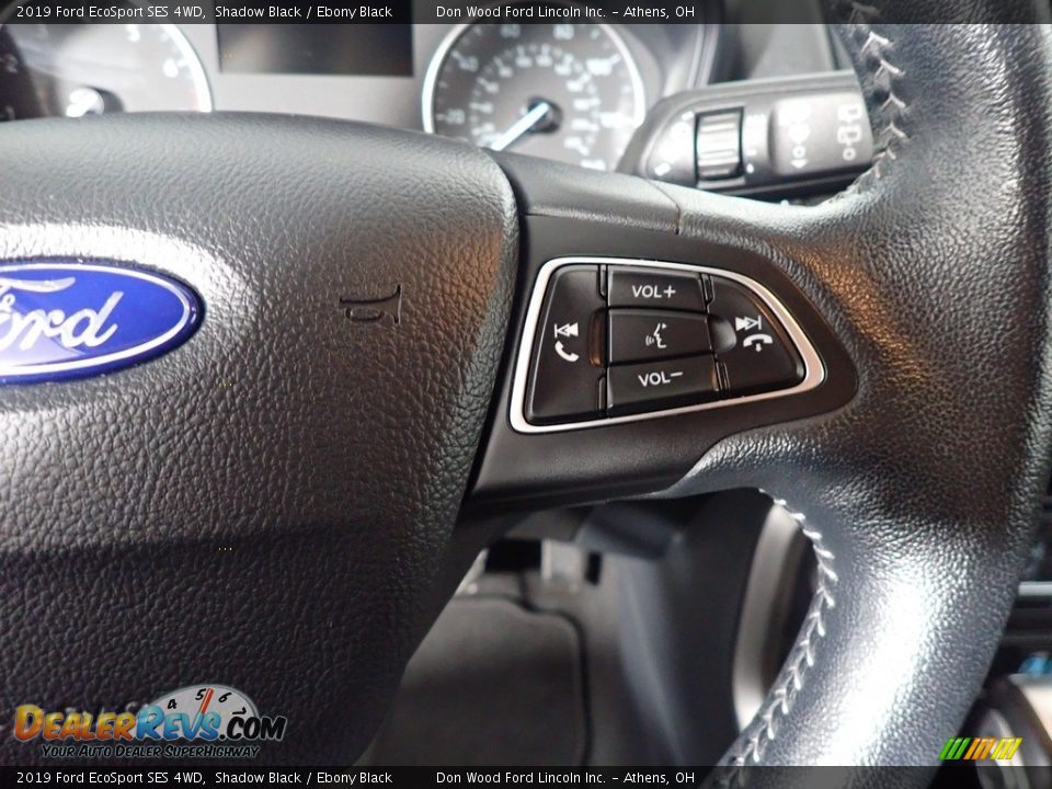 2019 Ford EcoSport SES 4WD Shadow Black / Ebony Black Photo #32