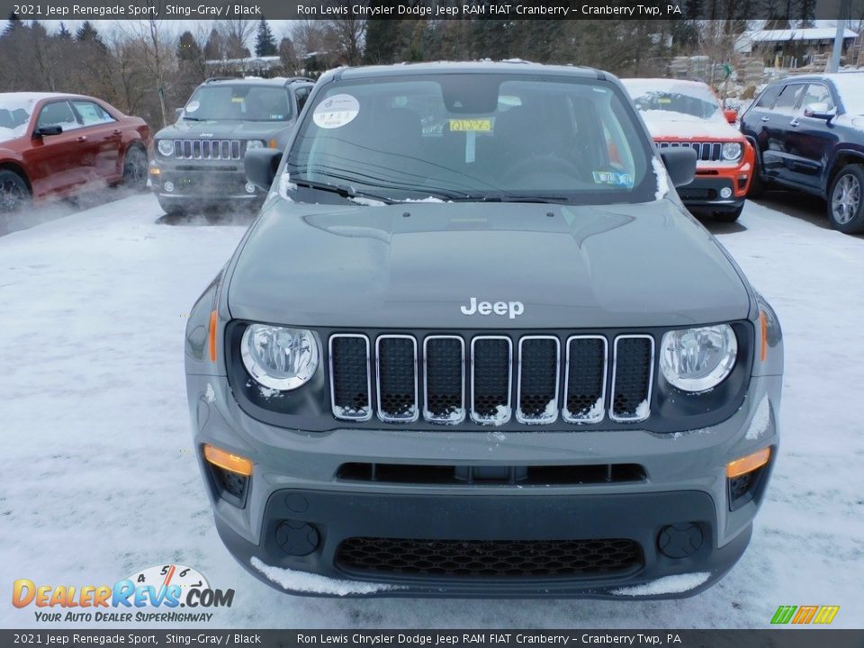 2021 Jeep Renegade Sport Sting-Gray / Black Photo #2