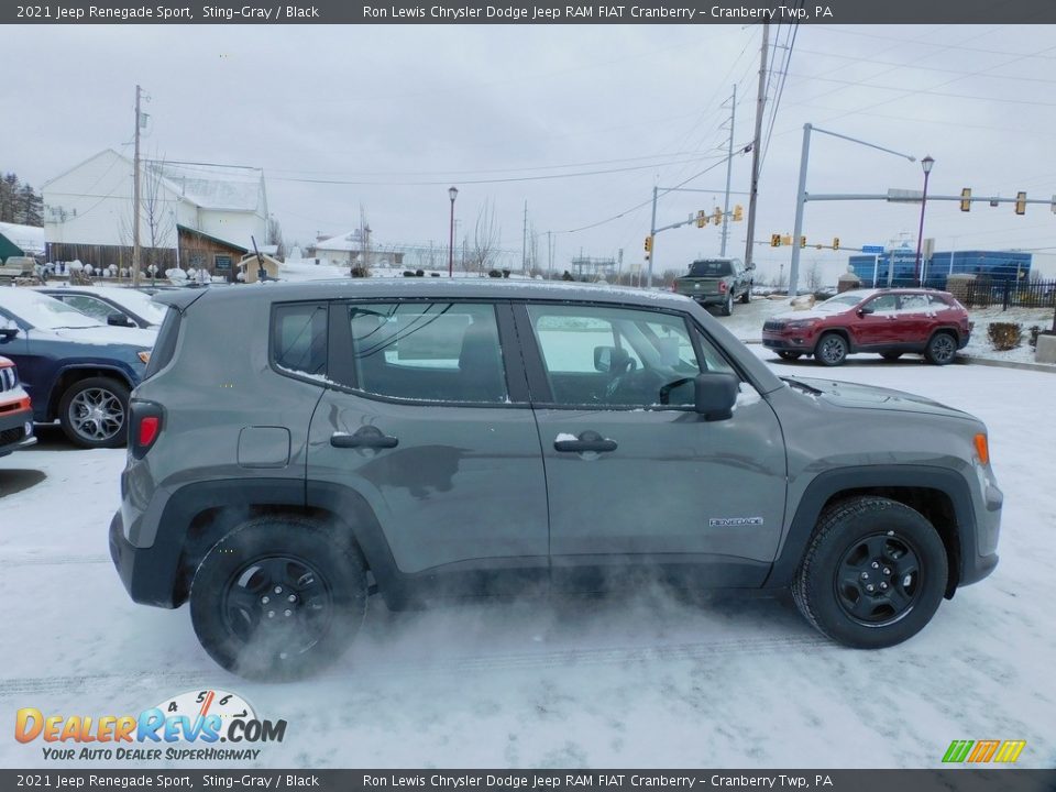 2021 Jeep Renegade Sport Sting-Gray / Black Photo #4