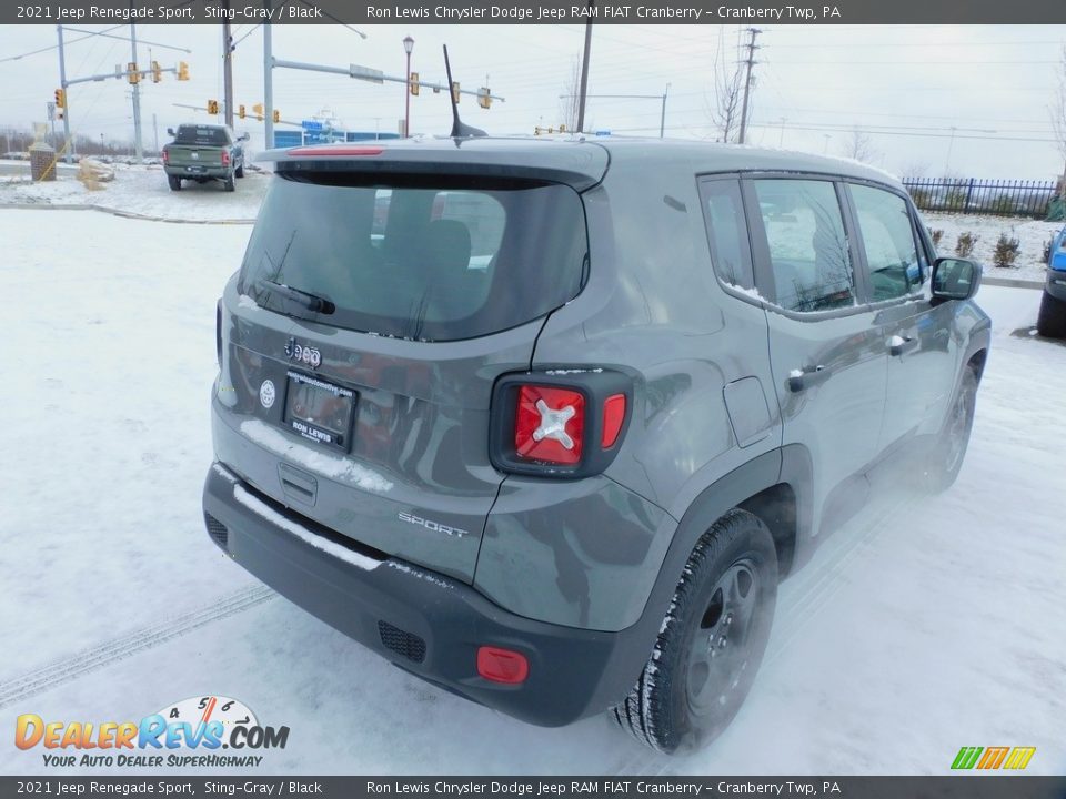 2021 Jeep Renegade Sport Sting-Gray / Black Photo #5