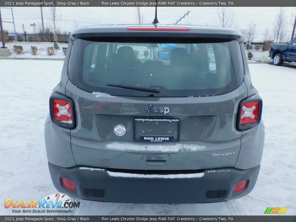 2021 Jeep Renegade Sport Sting-Gray / Black Photo #6