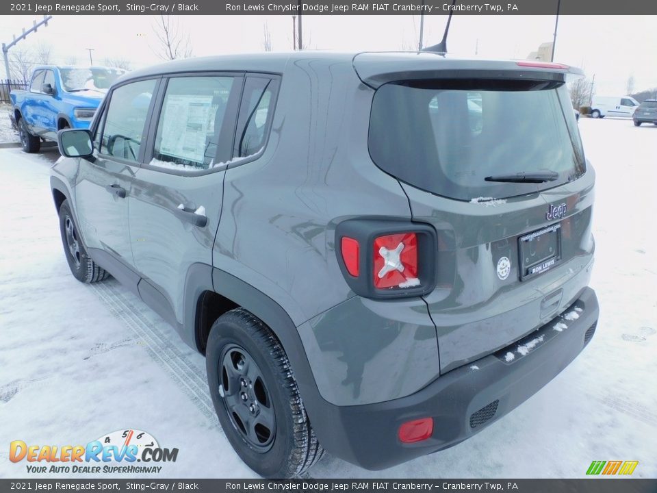 2021 Jeep Renegade Sport Sting-Gray / Black Photo #8