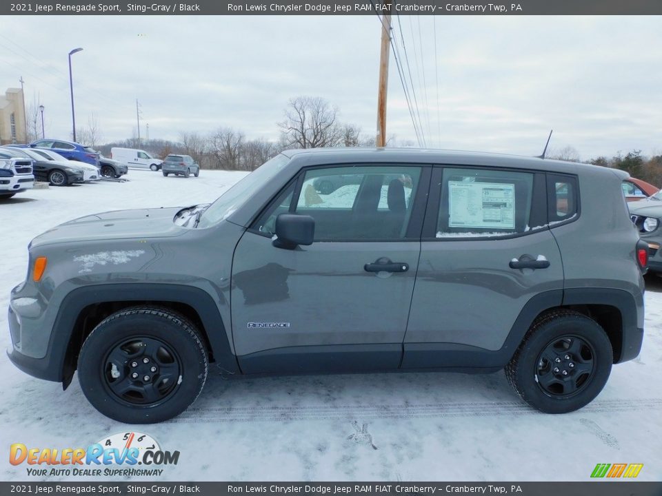 2021 Jeep Renegade Sport Sting-Gray / Black Photo #9