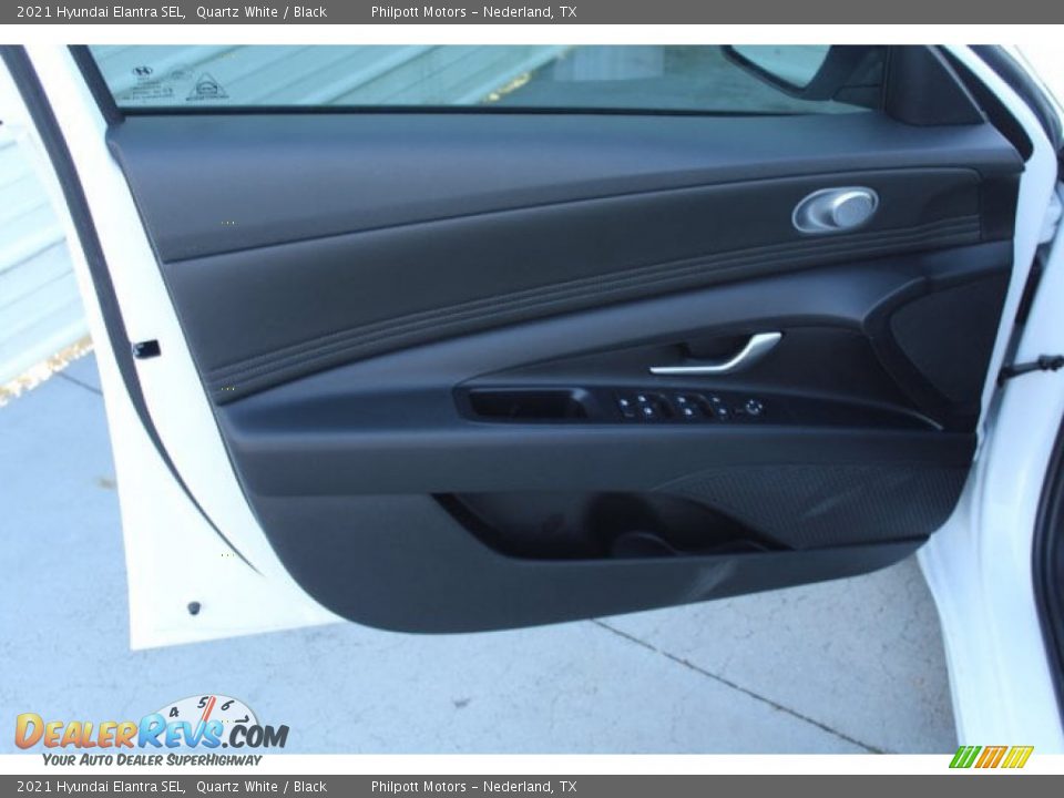 2021 Hyundai Elantra SEL Quartz White / Black Photo #9