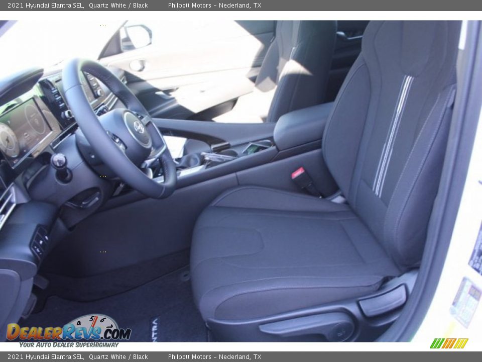 2021 Hyundai Elantra SEL Quartz White / Black Photo #10