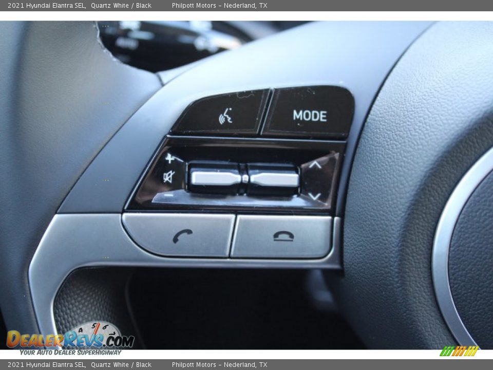 2021 Hyundai Elantra SEL Quartz White / Black Photo #11