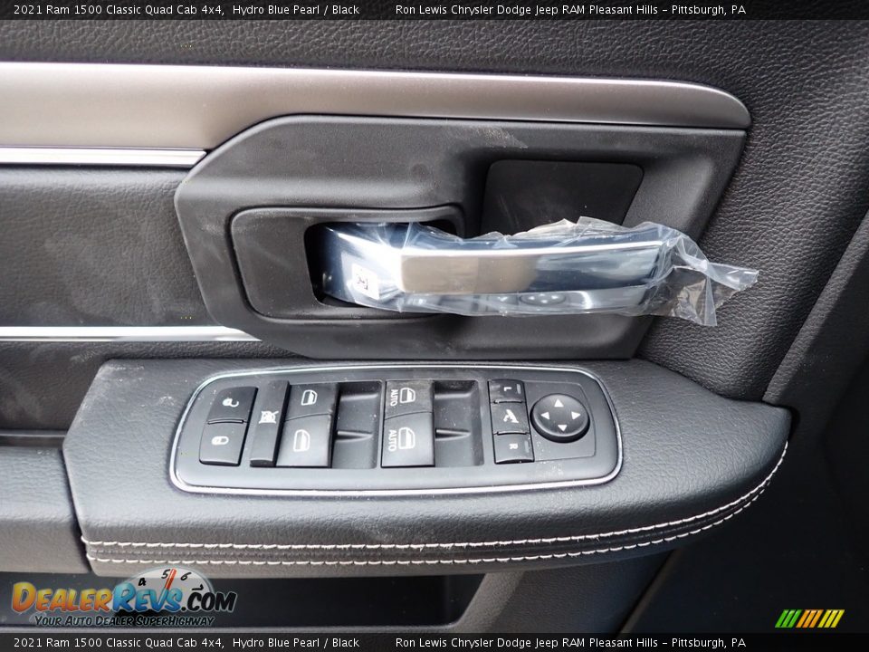 2021 Ram 1500 Classic Quad Cab 4x4 Hydro Blue Pearl / Black Photo #14