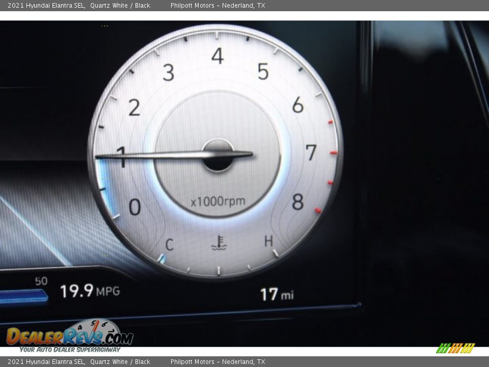 2021 Hyundai Elantra SEL Quartz White / Black Photo #14