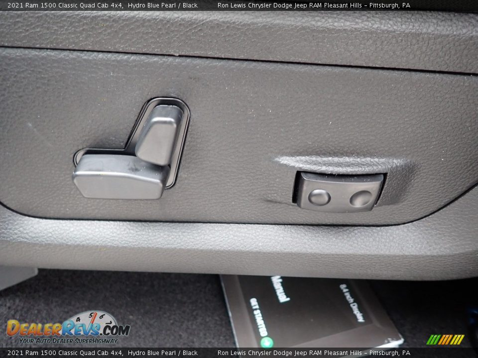 2021 Ram 1500 Classic Quad Cab 4x4 Hydro Blue Pearl / Black Photo #16