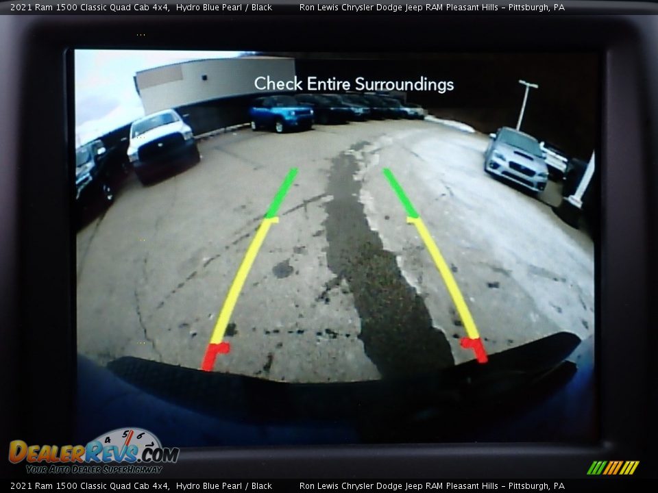 2021 Ram 1500 Classic Quad Cab 4x4 Hydro Blue Pearl / Black Photo #19