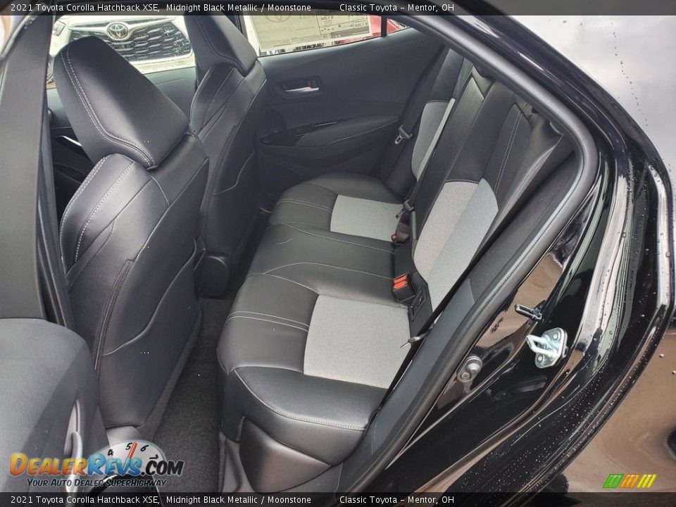 2021 Toyota Corolla Hatchback XSE Midnight Black Metallic / Moonstone Photo #3