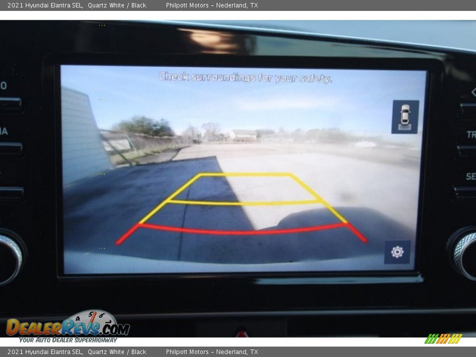 2021 Hyundai Elantra SEL Quartz White / Black Photo #18