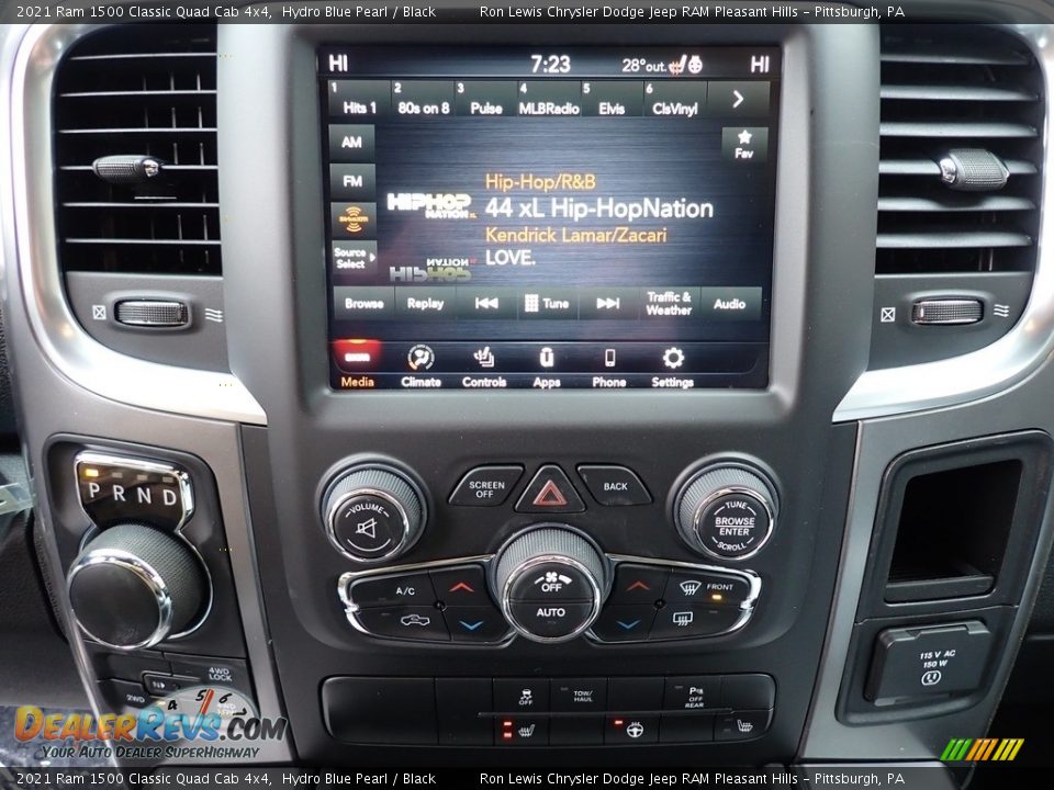 2021 Ram 1500 Classic Quad Cab 4x4 Hydro Blue Pearl / Black Photo #20