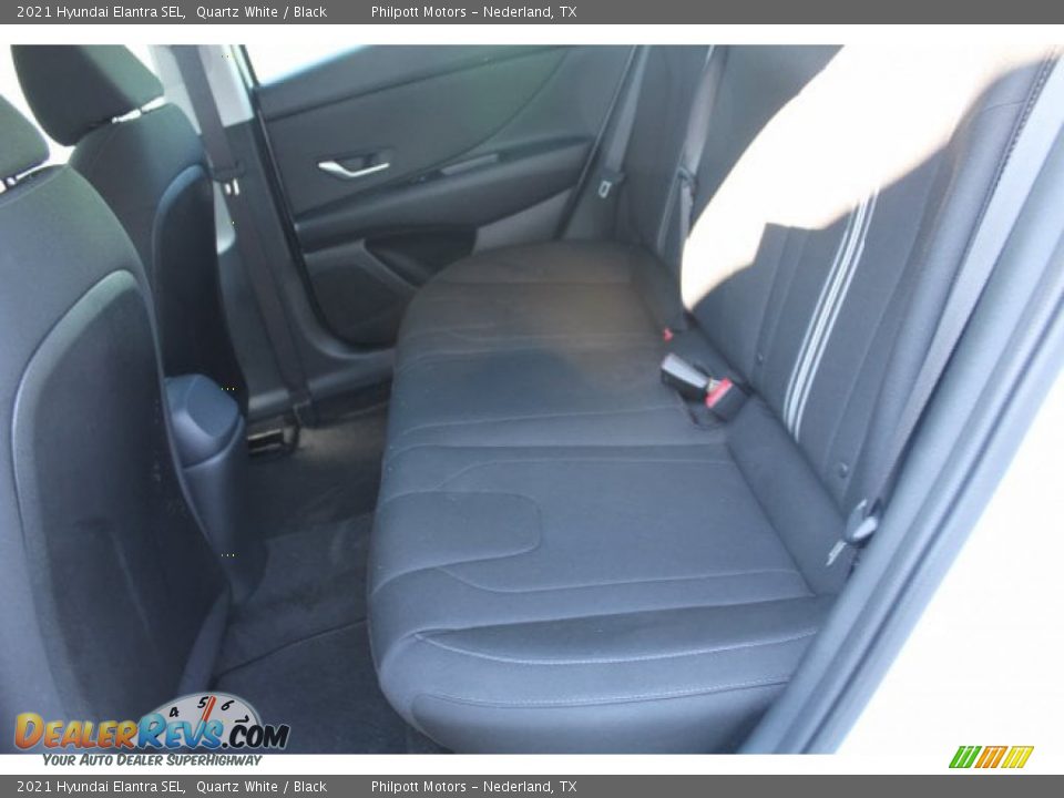 2021 Hyundai Elantra SEL Quartz White / Black Photo #20