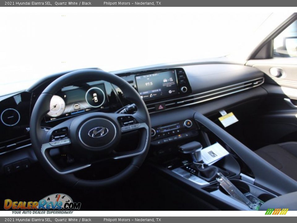 2021 Hyundai Elantra SEL Quartz White / Black Photo #21
