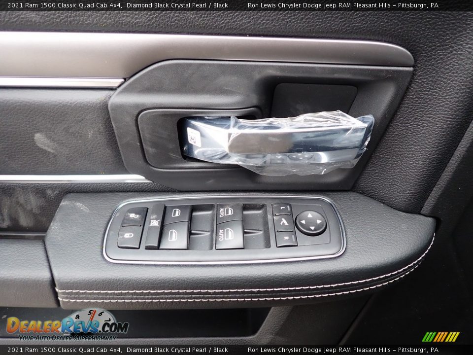 2021 Ram 1500 Classic Quad Cab 4x4 Diamond Black Crystal Pearl / Black Photo #13