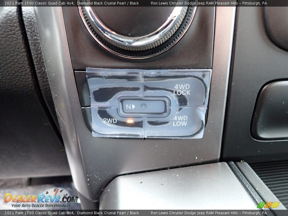 2021 Ram 1500 Classic Quad Cab 4x4 Diamond Black Crystal Pearl / Black Photo #16