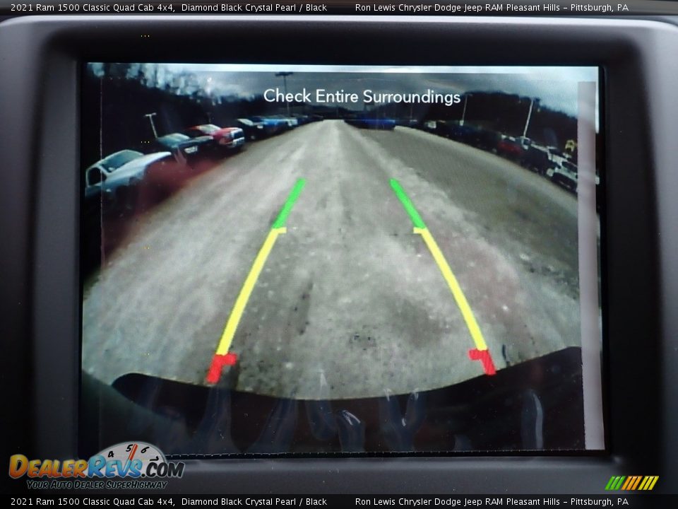 2021 Ram 1500 Classic Quad Cab 4x4 Diamond Black Crystal Pearl / Black Photo #18