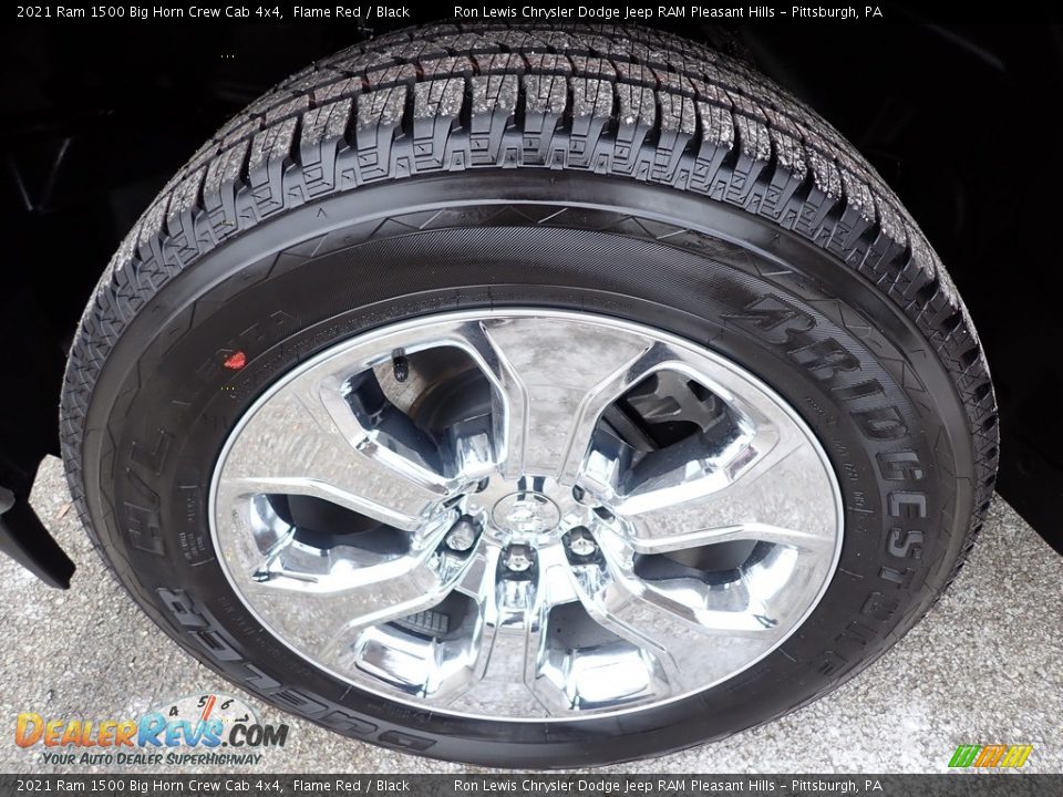 2021 Ram 1500 Big Horn Crew Cab 4x4 Flame Red / Black Photo #9