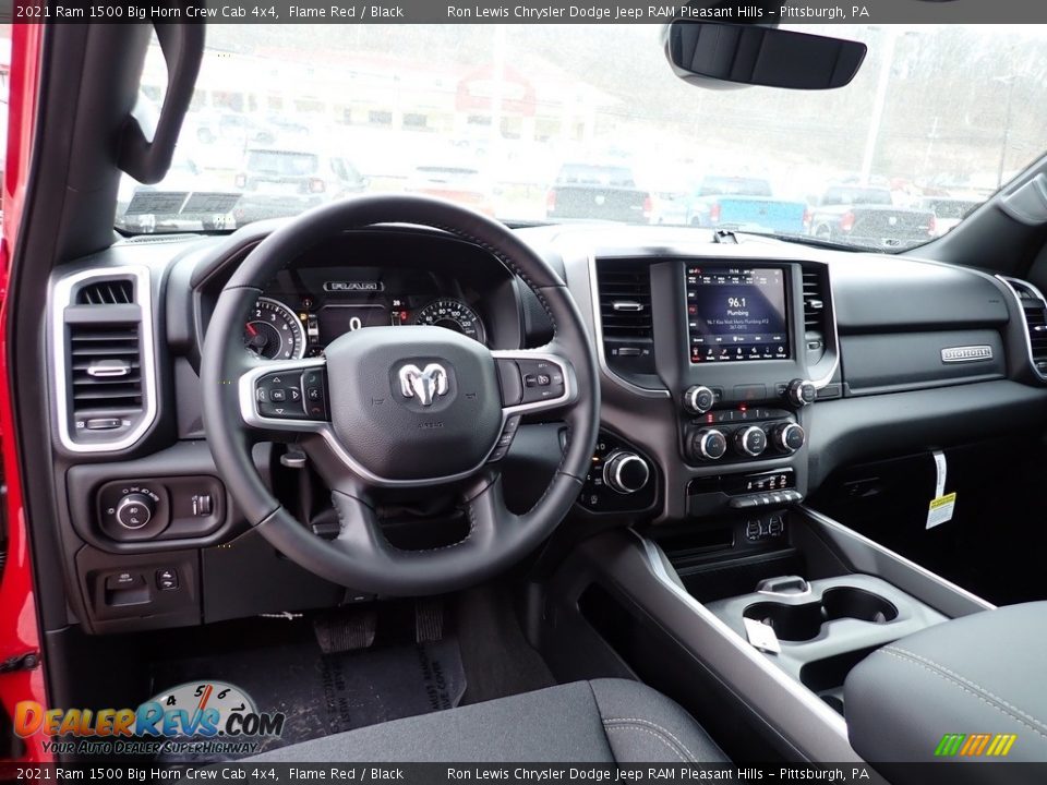 2021 Ram 1500 Big Horn Crew Cab 4x4 Flame Red / Black Photo #12
