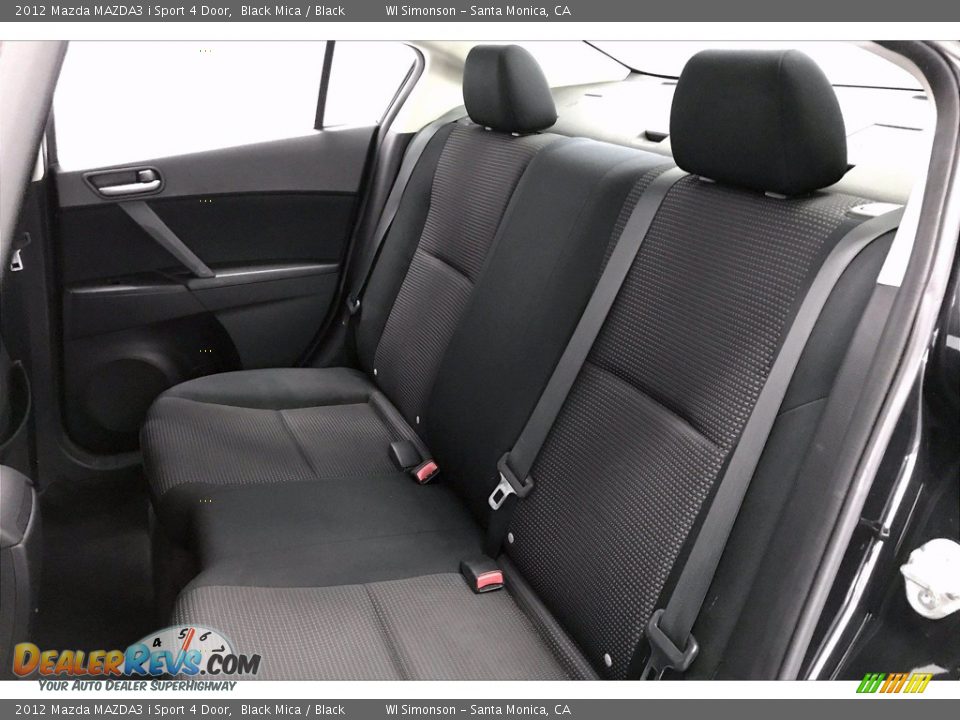 2012 Mazda MAZDA3 i Sport 4 Door Black Mica / Black Photo #20