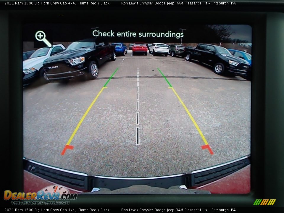 2021 Ram 1500 Big Horn Crew Cab 4x4 Flame Red / Black Photo #19