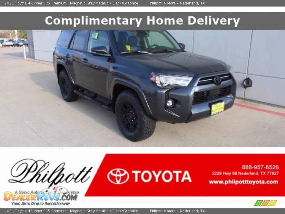 2021 Toyota 4Runner SR5 Premium Magnetic Gray Metallic / Black/Graphite Photo #1