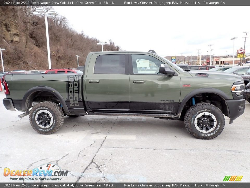 2021 Ram 2500 Power Wagon Crew Cab 4x4 Olive Green Pearl / Black Photo #6