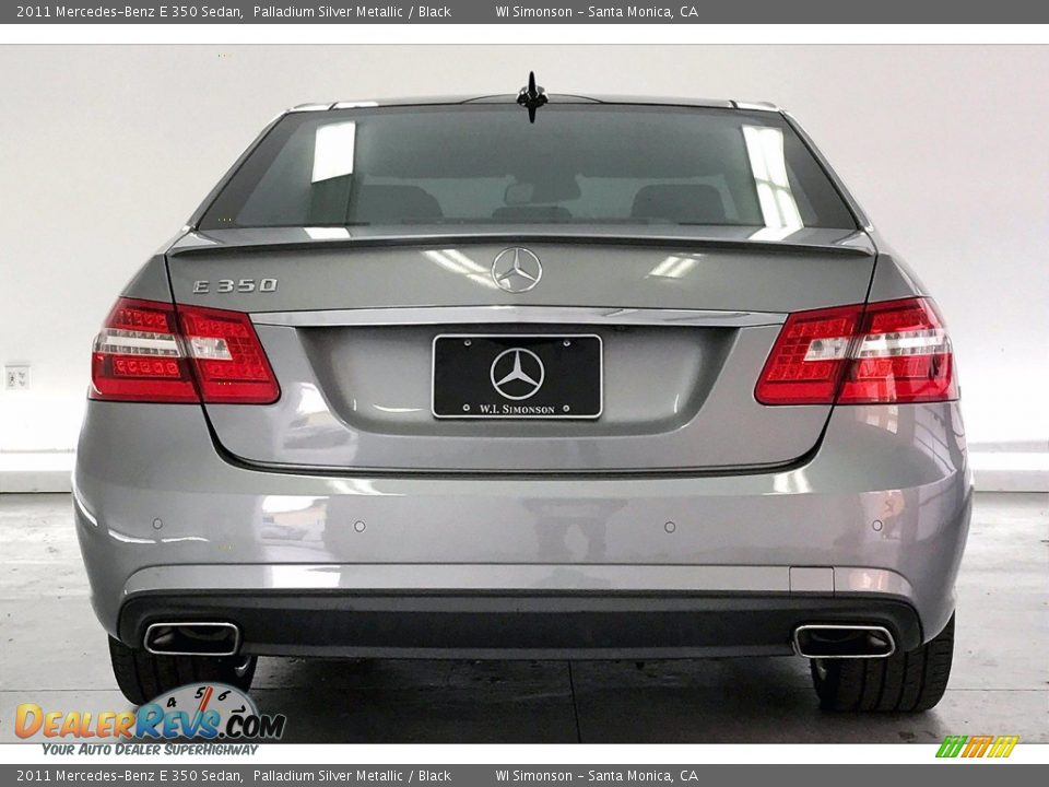 2011 Mercedes-Benz E 350 Sedan Palladium Silver Metallic / Black Photo #3