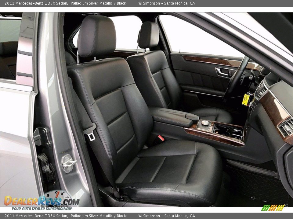 2011 Mercedes-Benz E 350 Sedan Palladium Silver Metallic / Black Photo #6