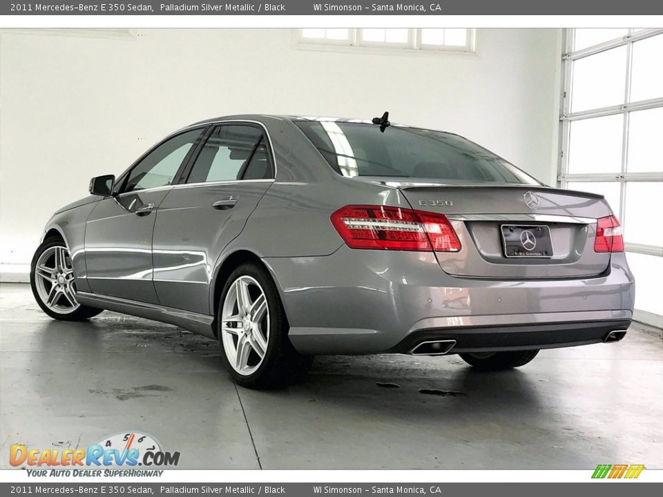 2011 Mercedes-Benz E 350 Sedan Palladium Silver Metallic / Black Photo #10