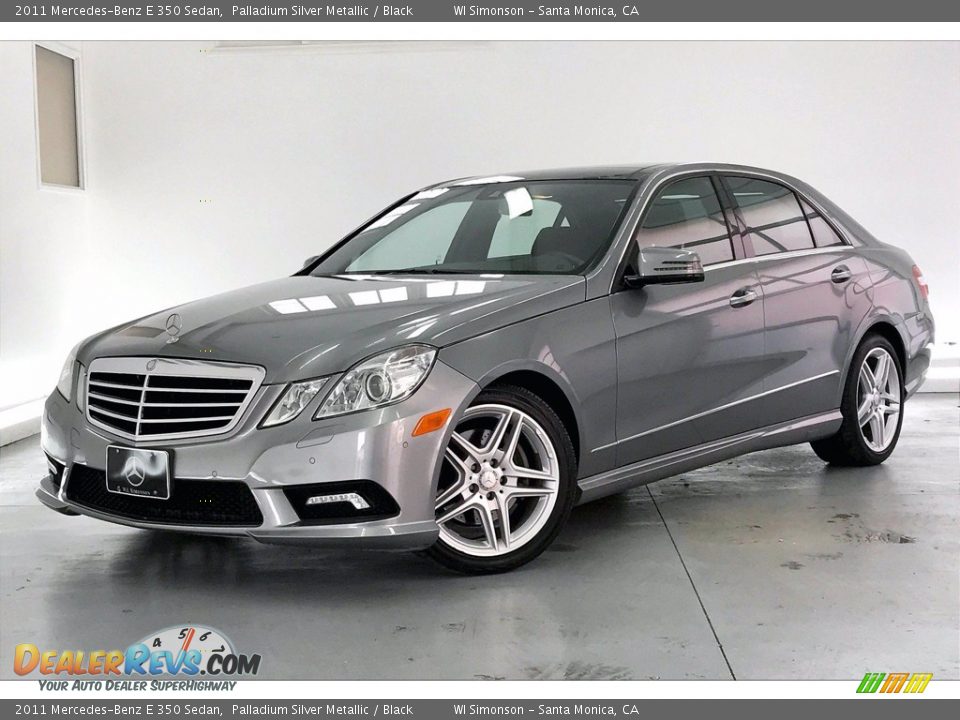 2011 Mercedes-Benz E 350 Sedan Palladium Silver Metallic / Black Photo #12